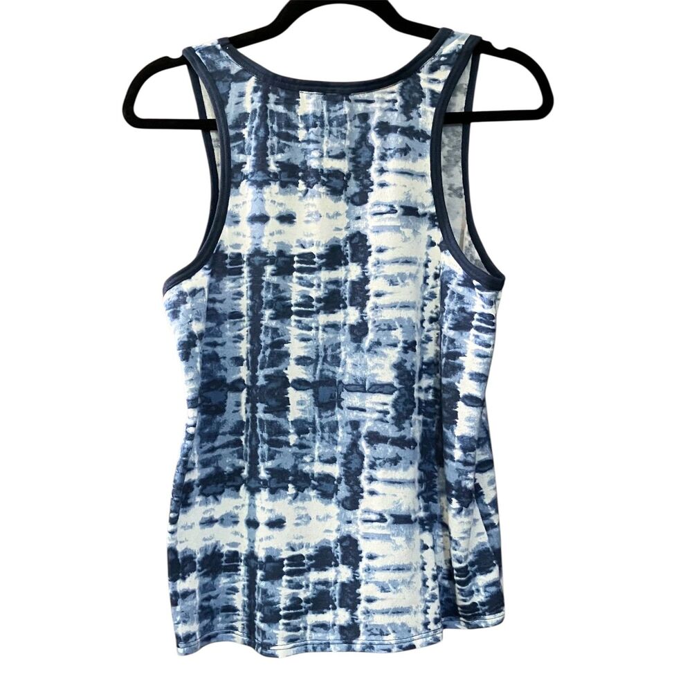 Lucky Brand knit scoop neck tie dye tank top - Picture 2 of 5